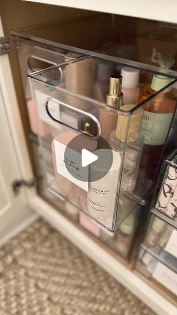 under sink bathroom storage