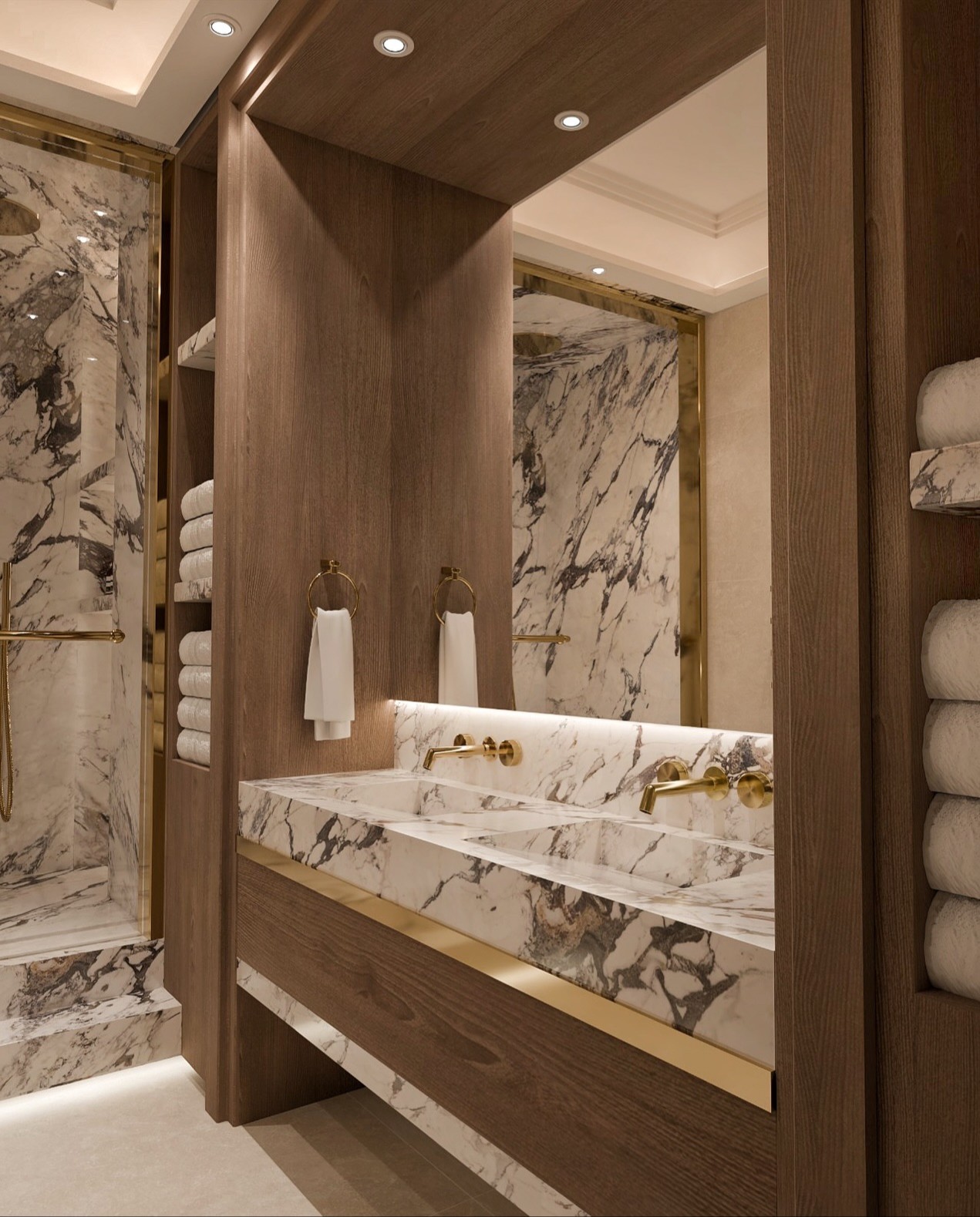 marble bathroom decor