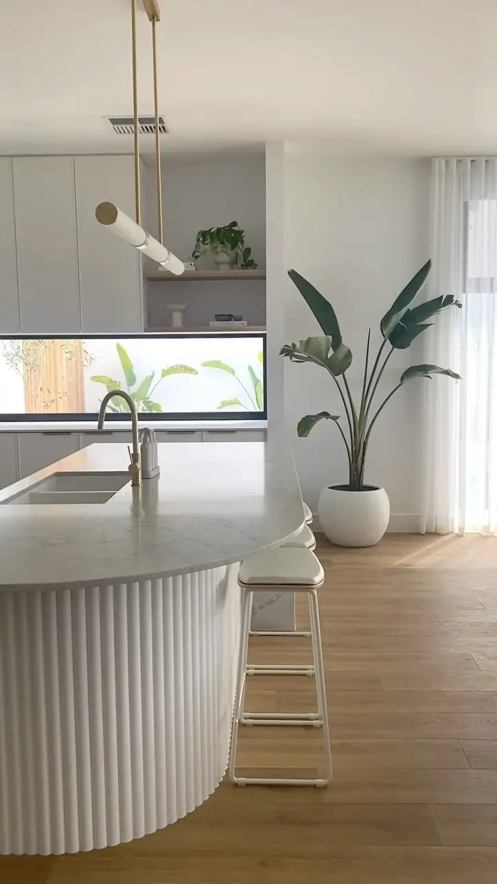 open plan apartment decor