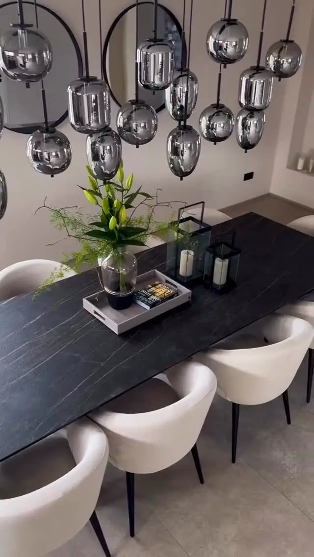 rectangular dining table decor