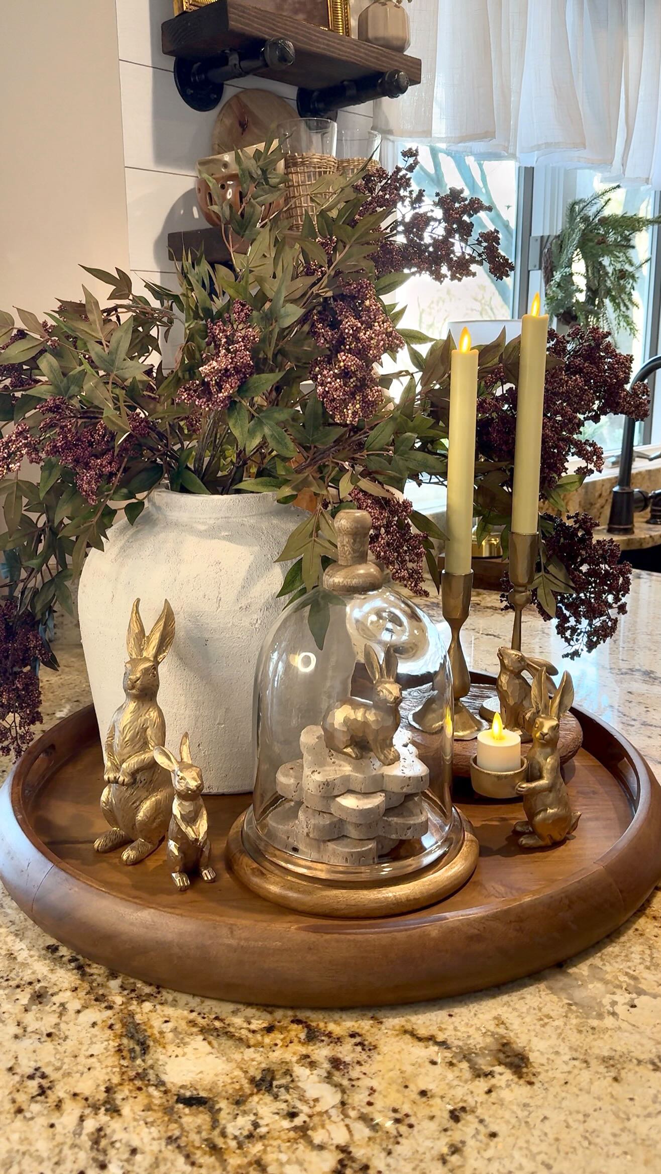 spring dining room decor