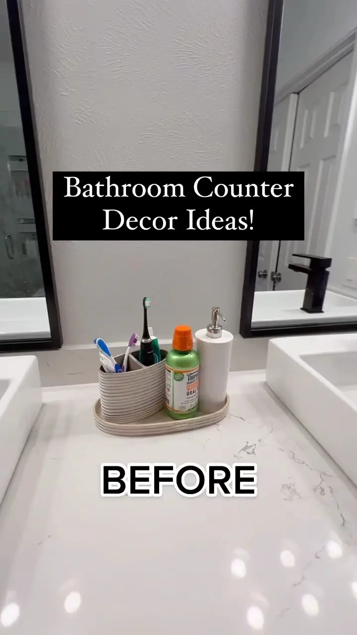 15 Stunning Bathroom Counter Decor Ideas (With Photos) To Upgrade Your Vanity Now 1 bathroom counter decor