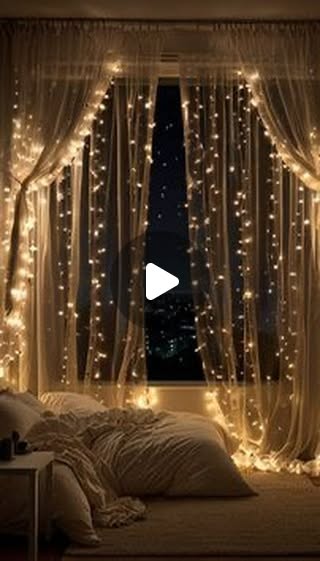 bedroom fairy lights