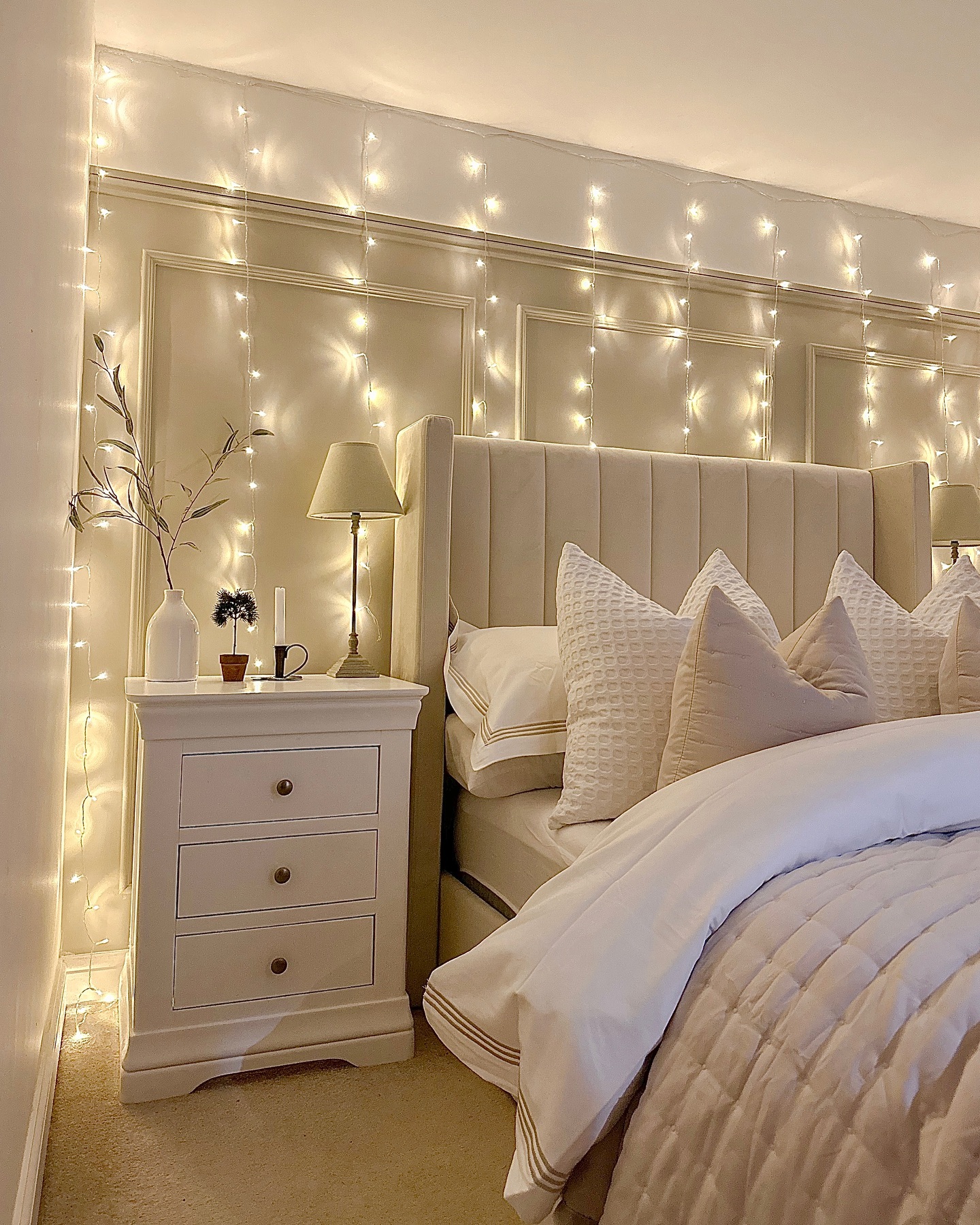bedroom fairy lights