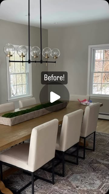 budget dining room makeover