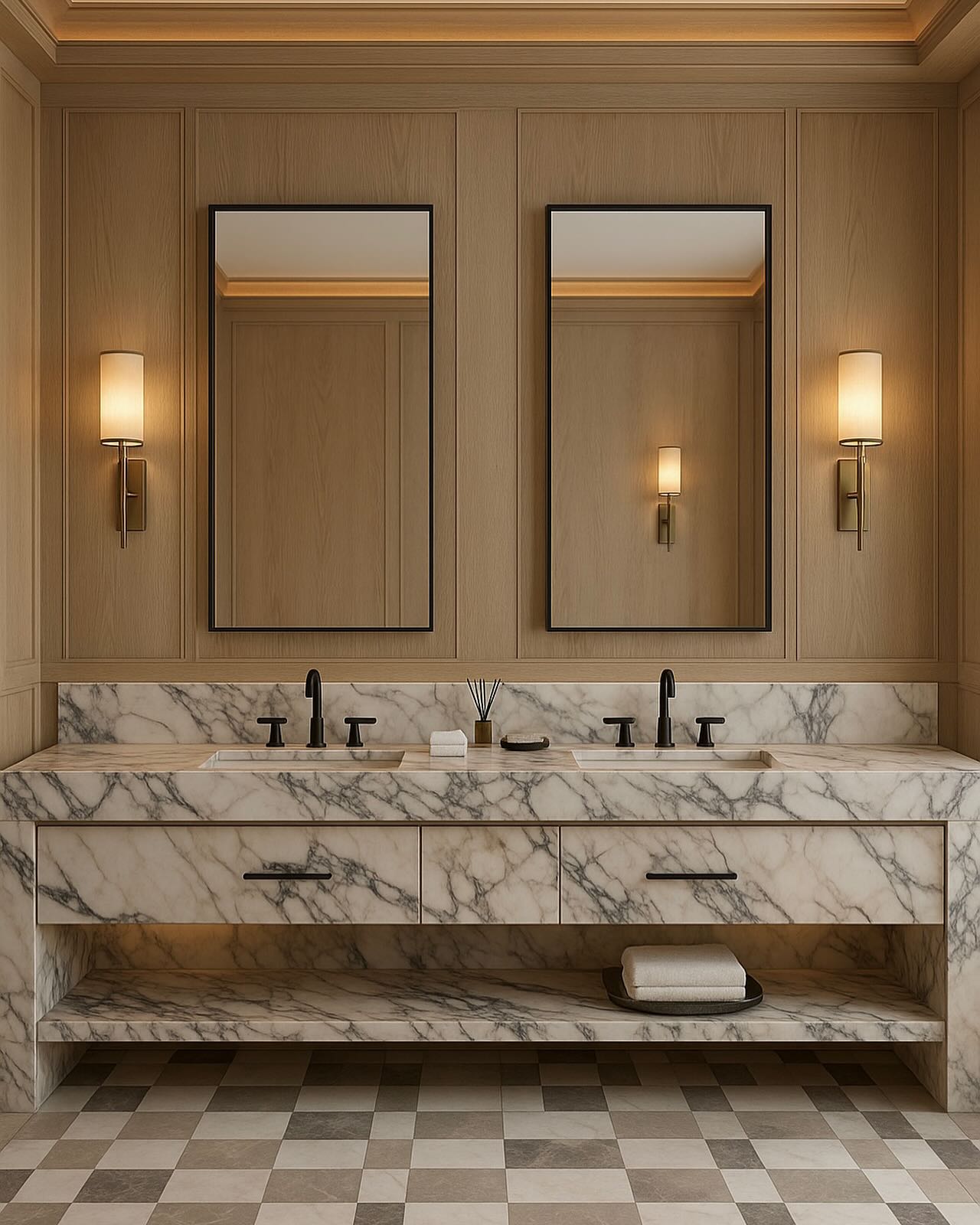 marble bathroom decor