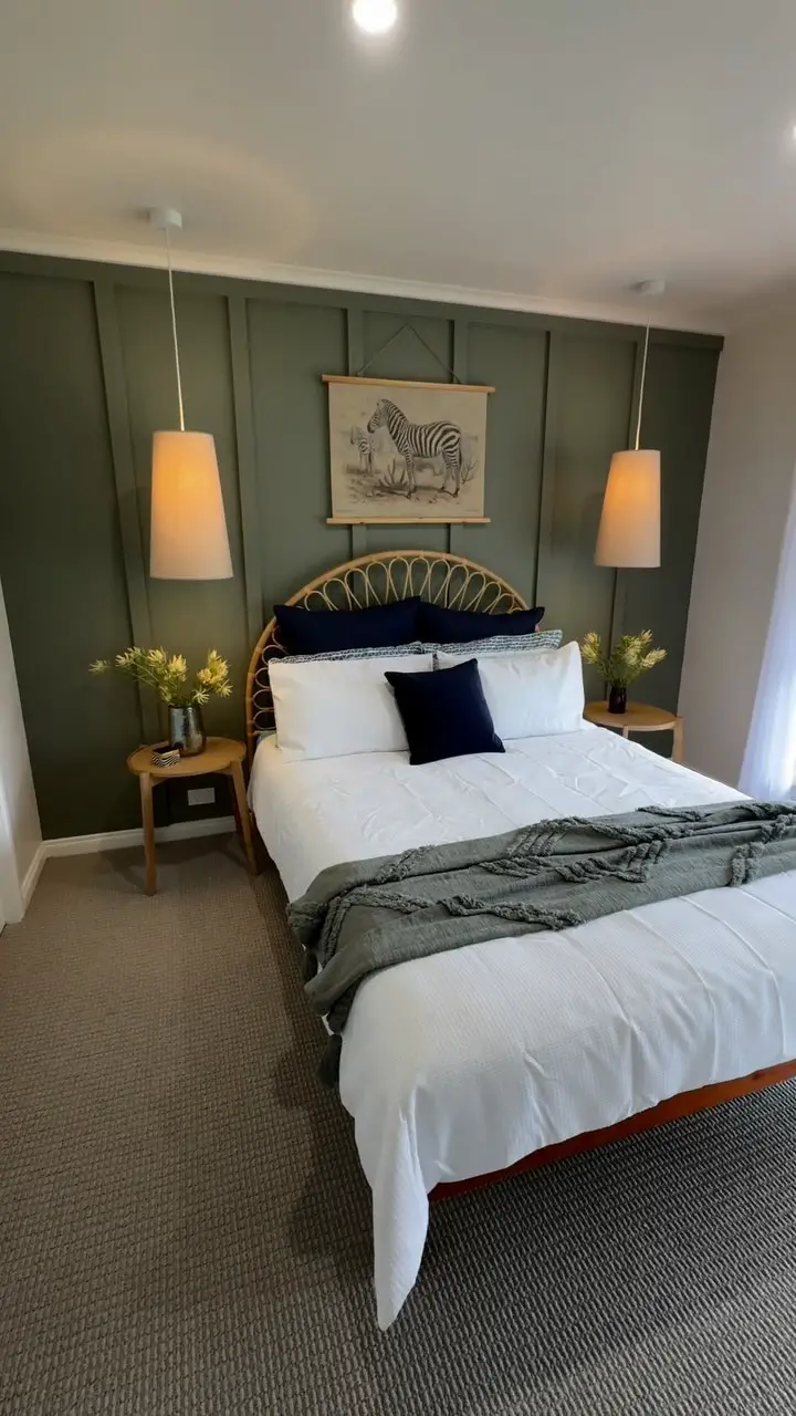 bedroom accent wall