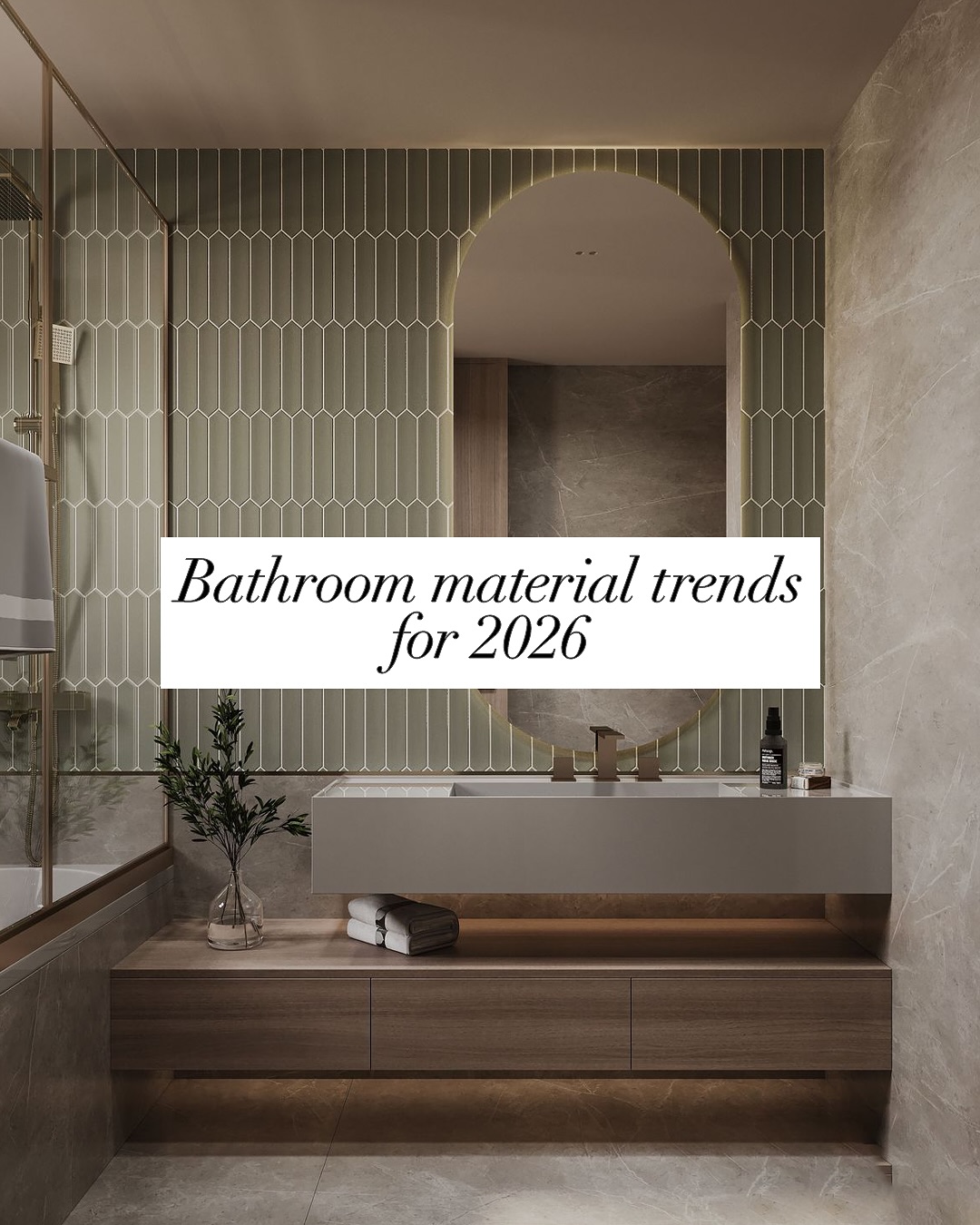 japandi bathroom decor