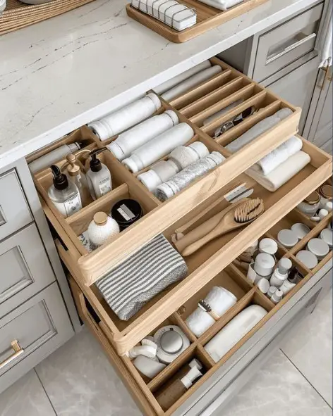 bathroom organization ideas