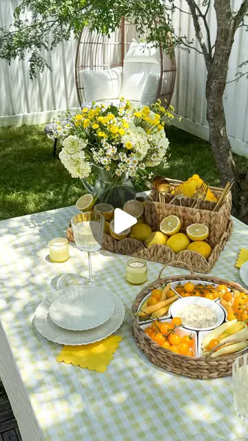summer dining room decor