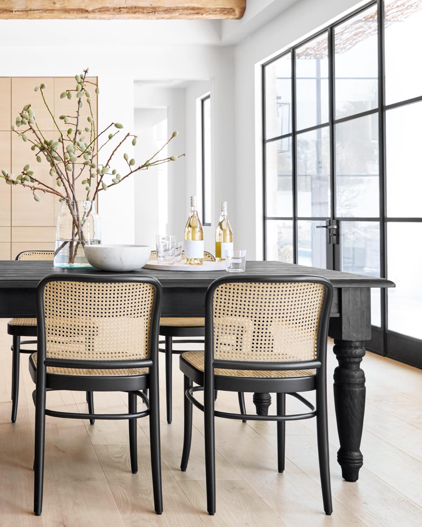 rectangular dining table decor