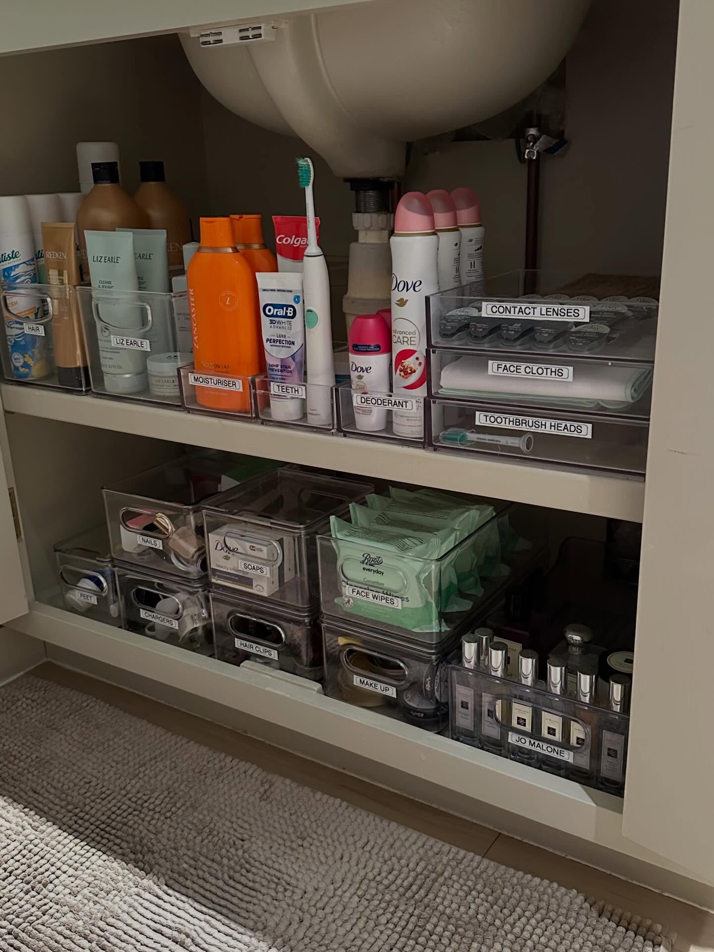 bathroom organization ideas