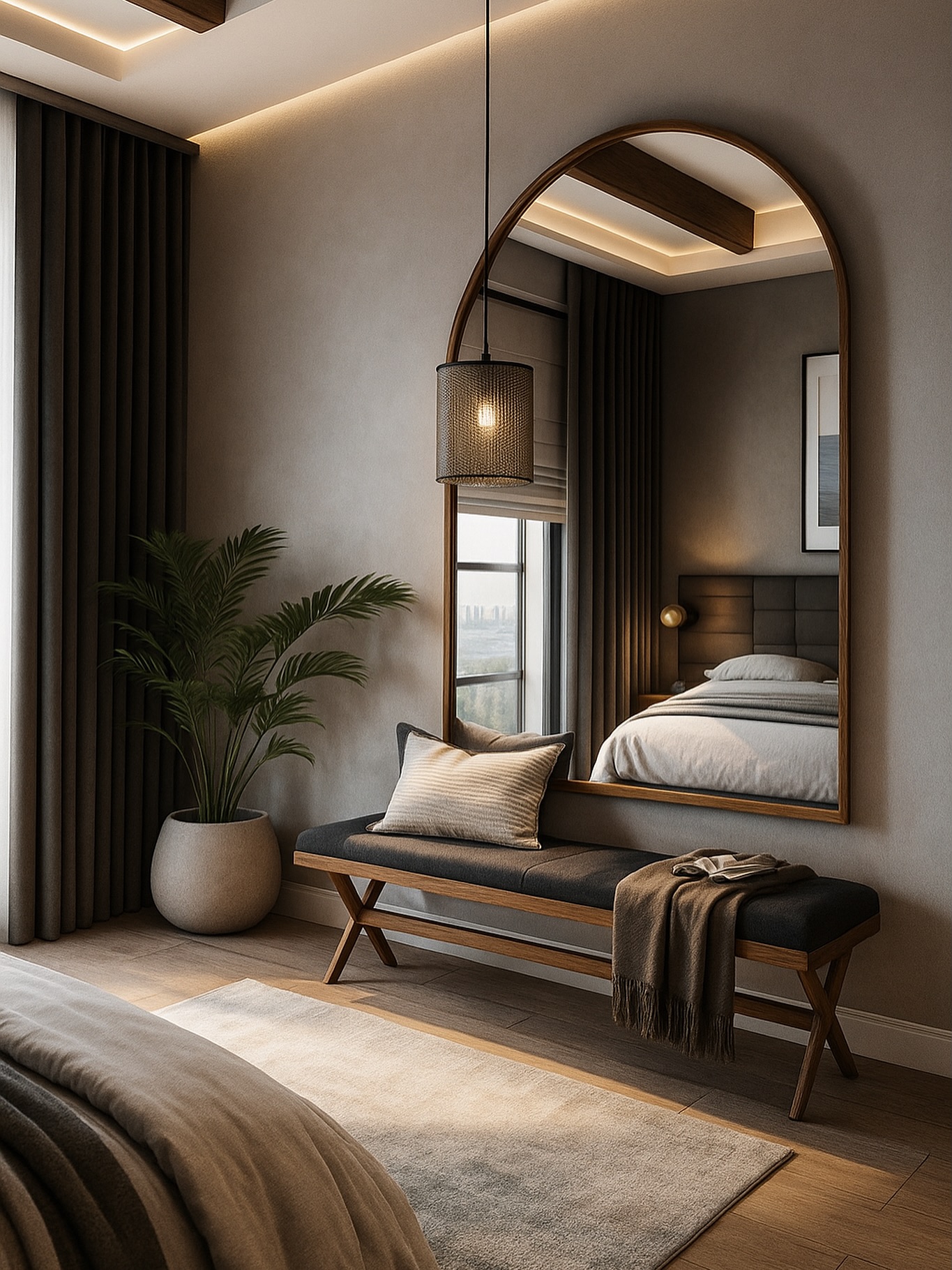 bedroom mirror ideas