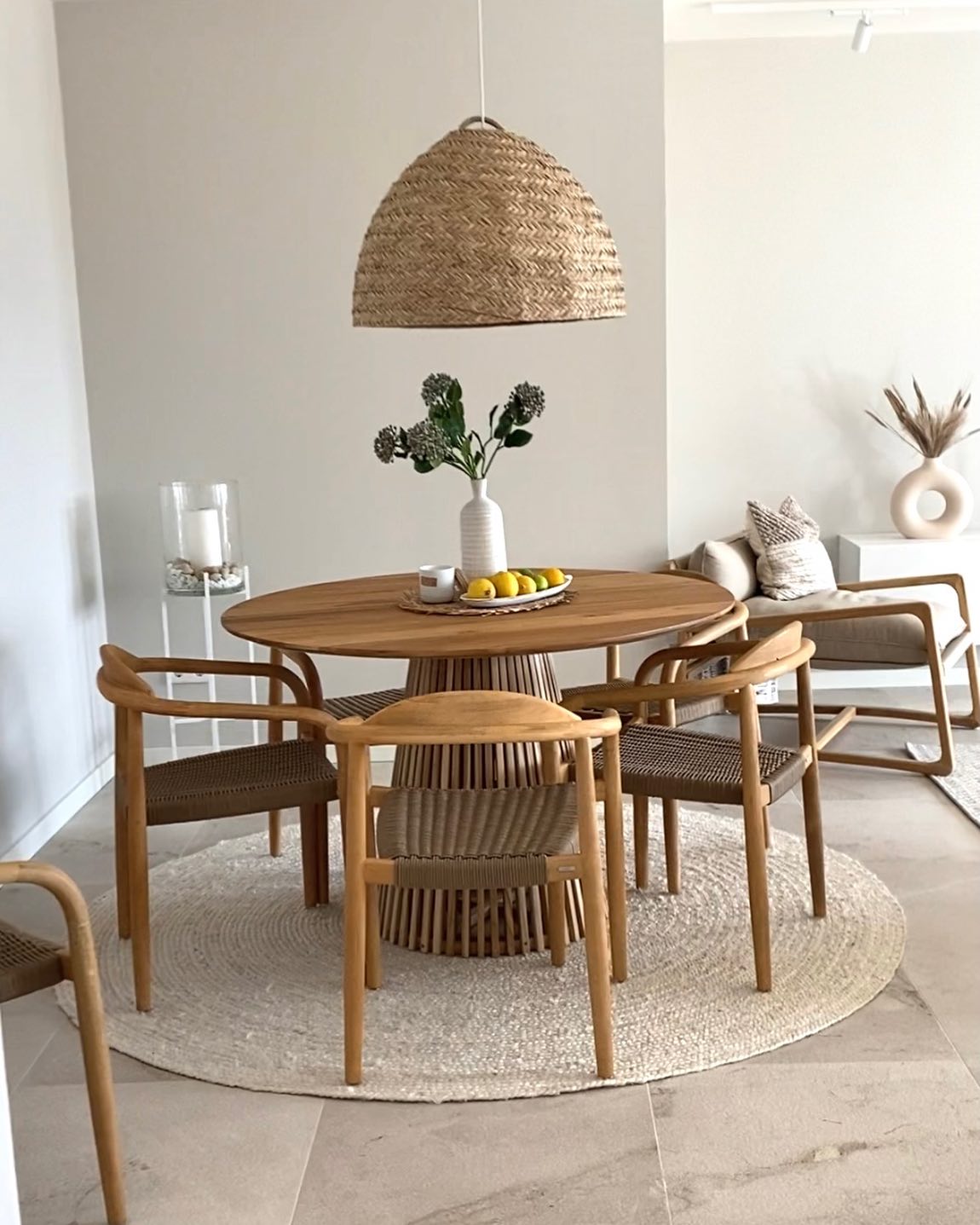 wood dining room decor