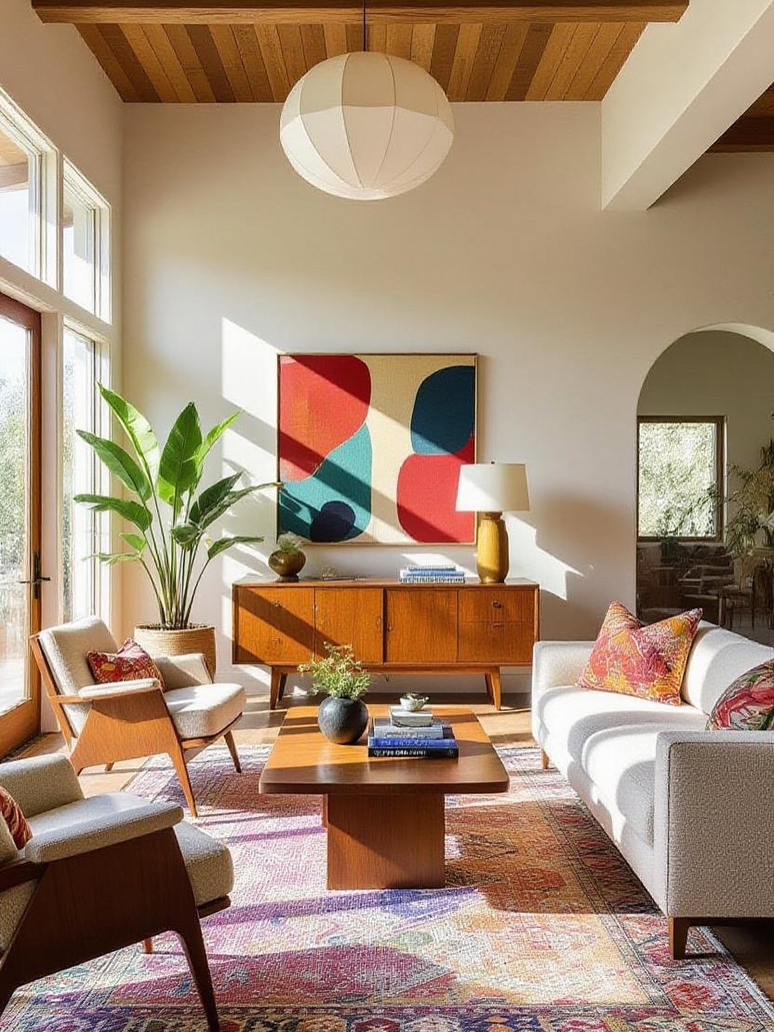 mid century modern apartment