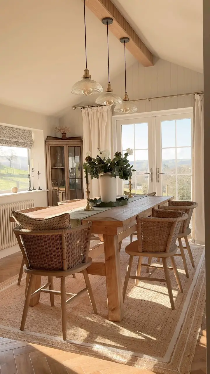 cozy cottage dining room