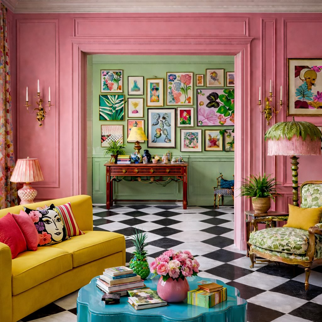 eclectic dining room decor