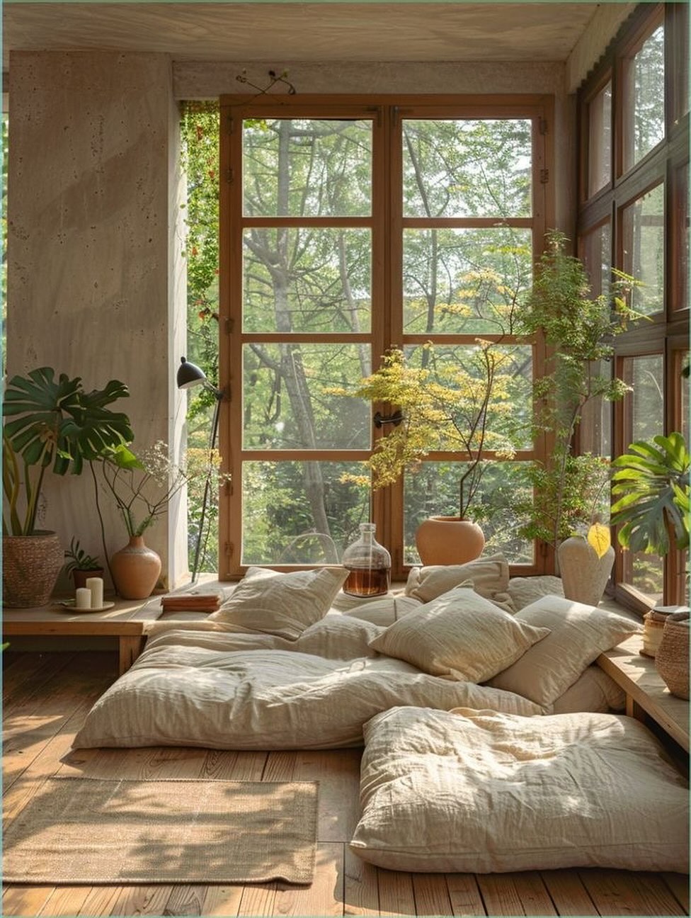 scandinavian cozy bedroom