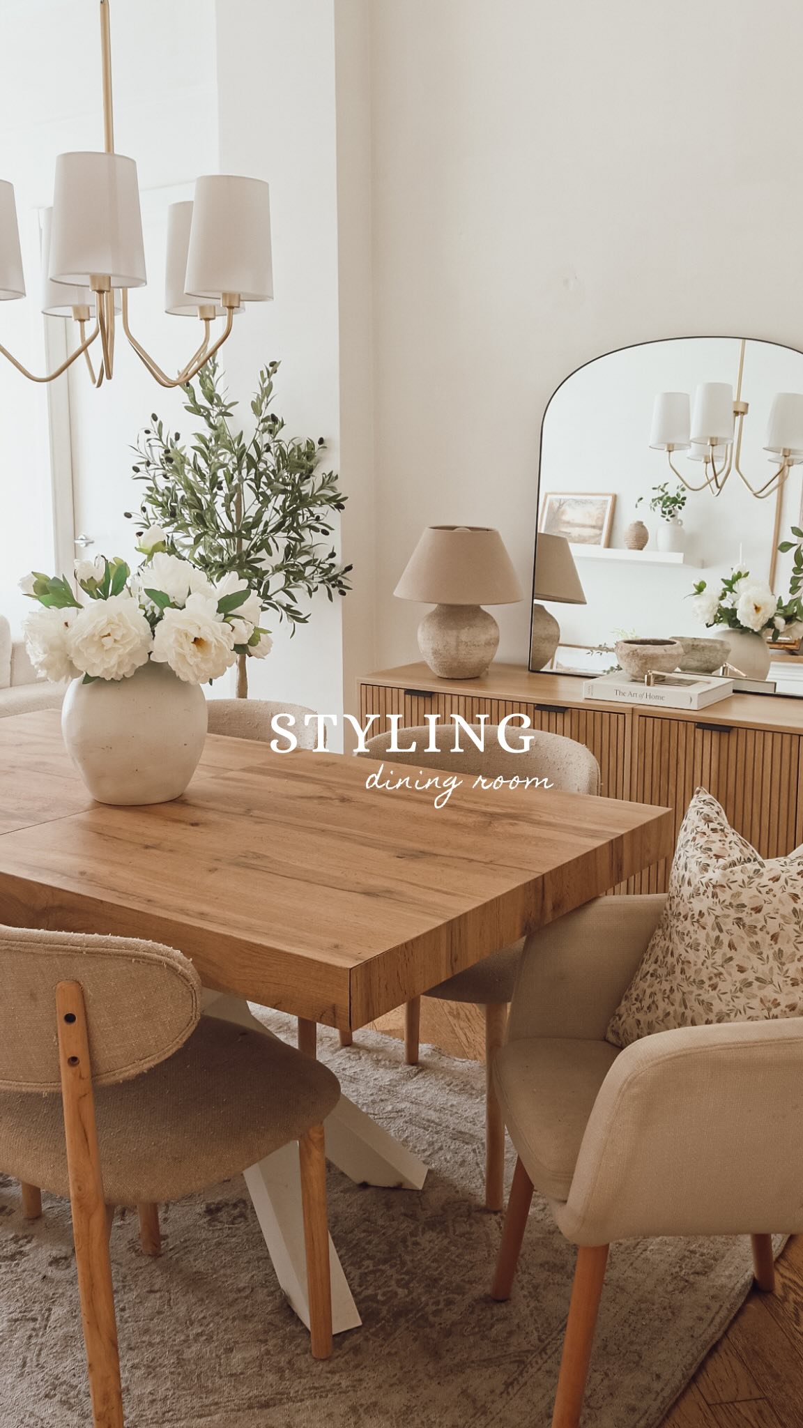 scandinavian dining room decor