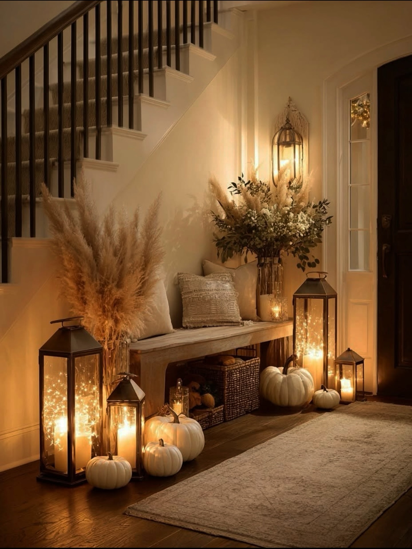 fall dining room decor