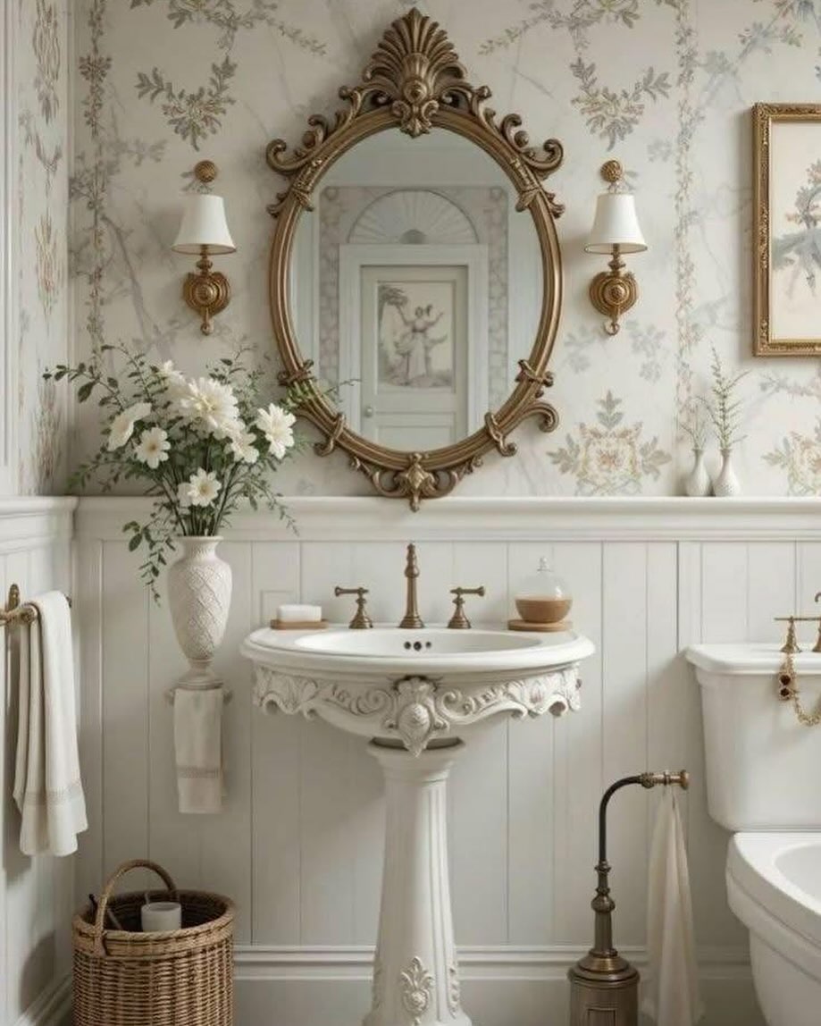 vintage bathroom decor