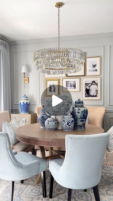 spring dining room decor