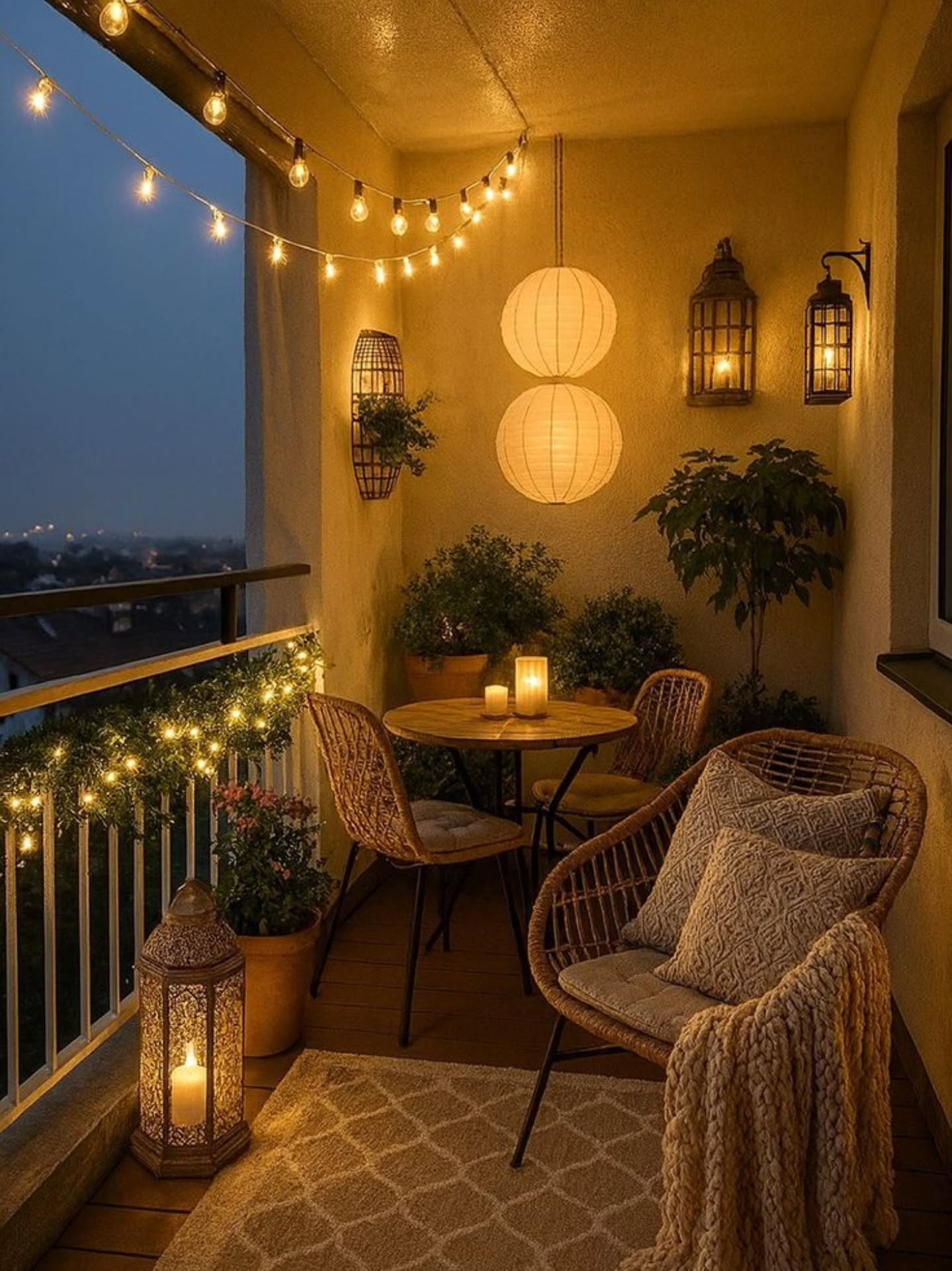 apartment balcony decor
