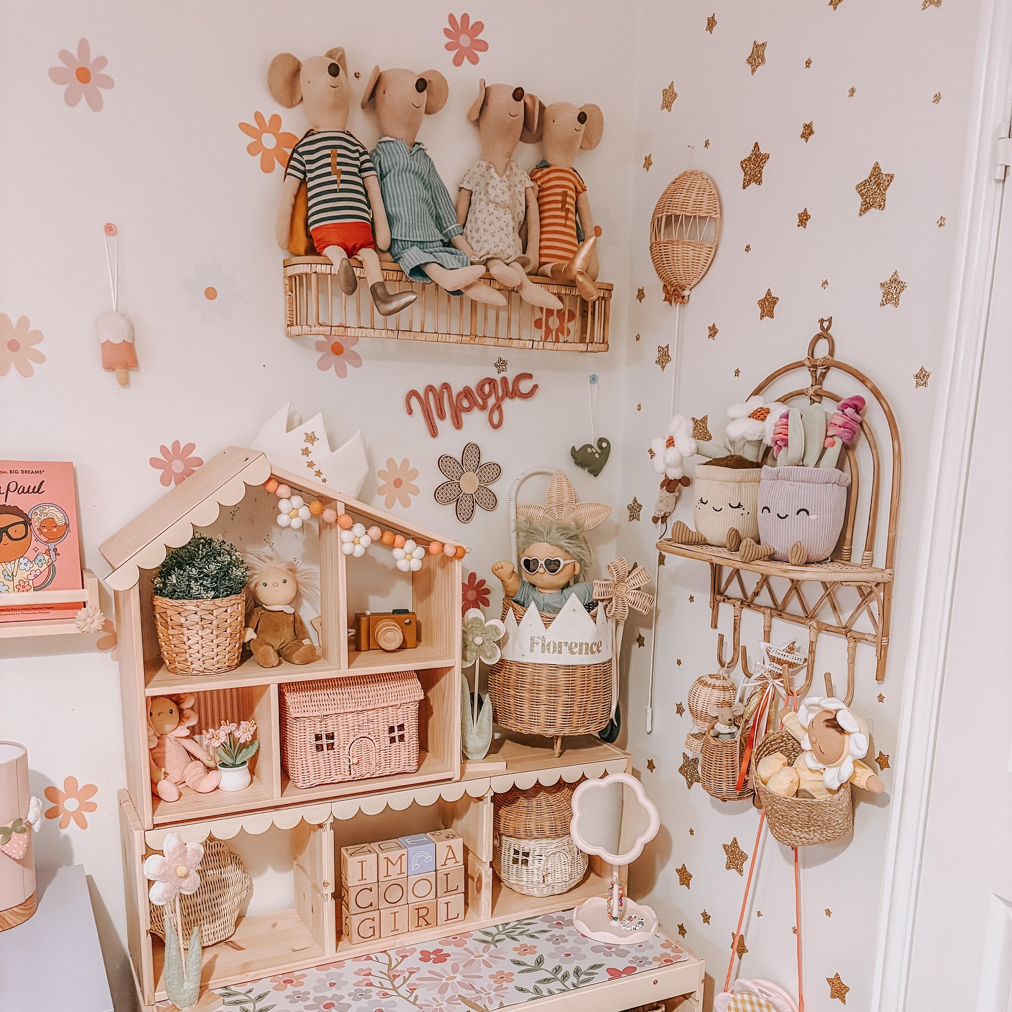 boho kids room