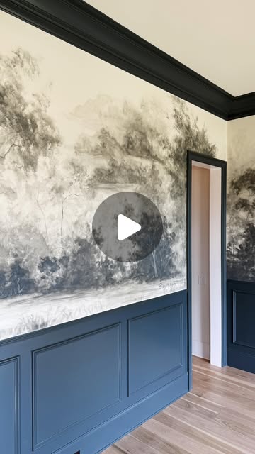 blue dining room decor