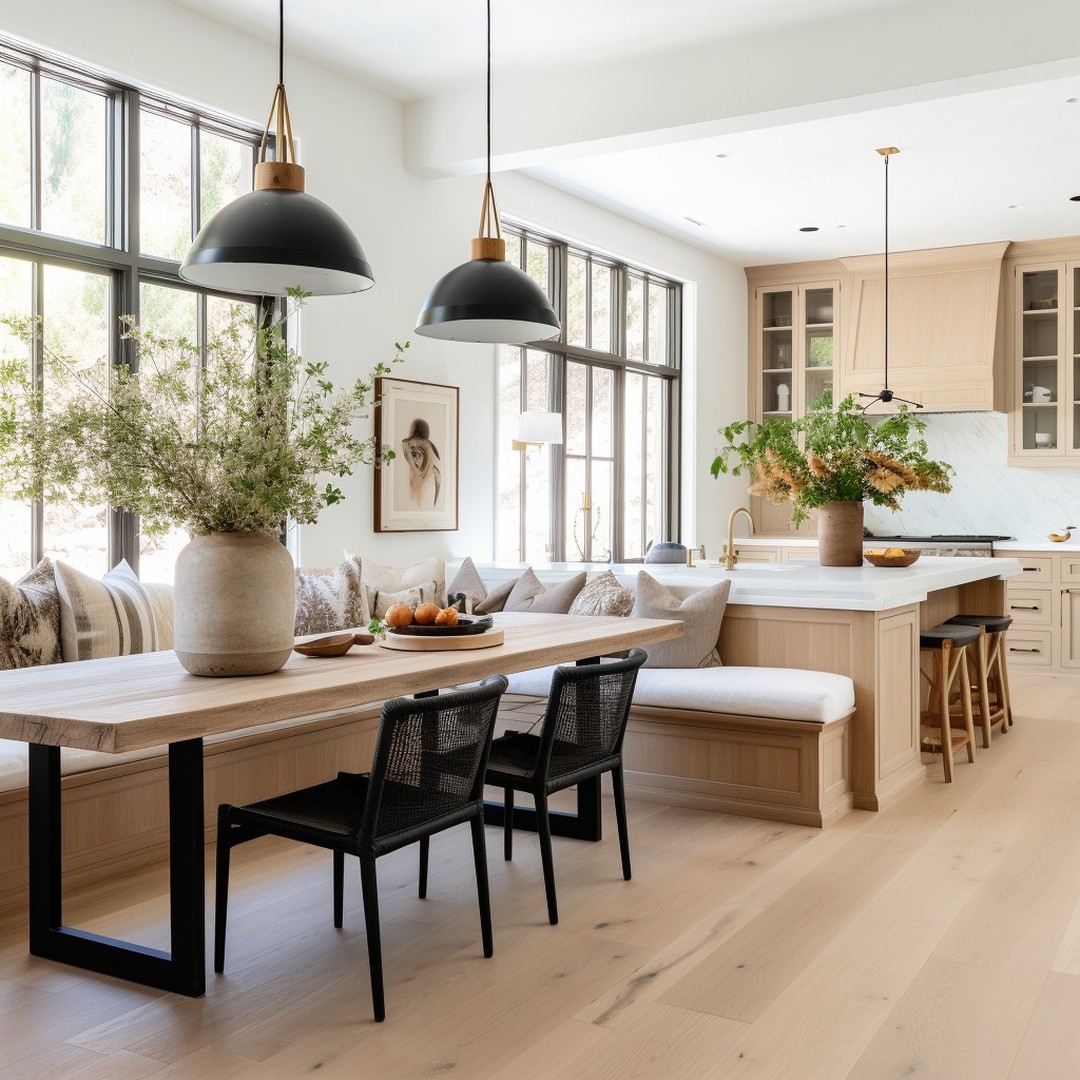 breakfast nook dining area