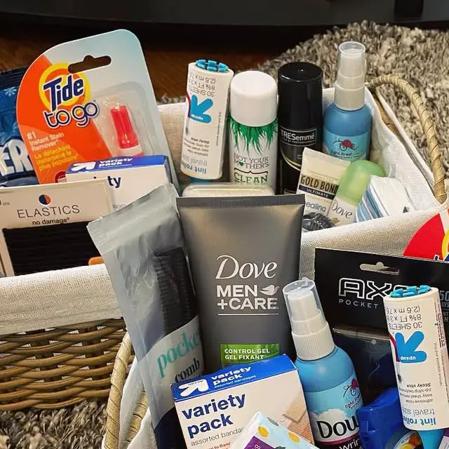 bathroom basket organization