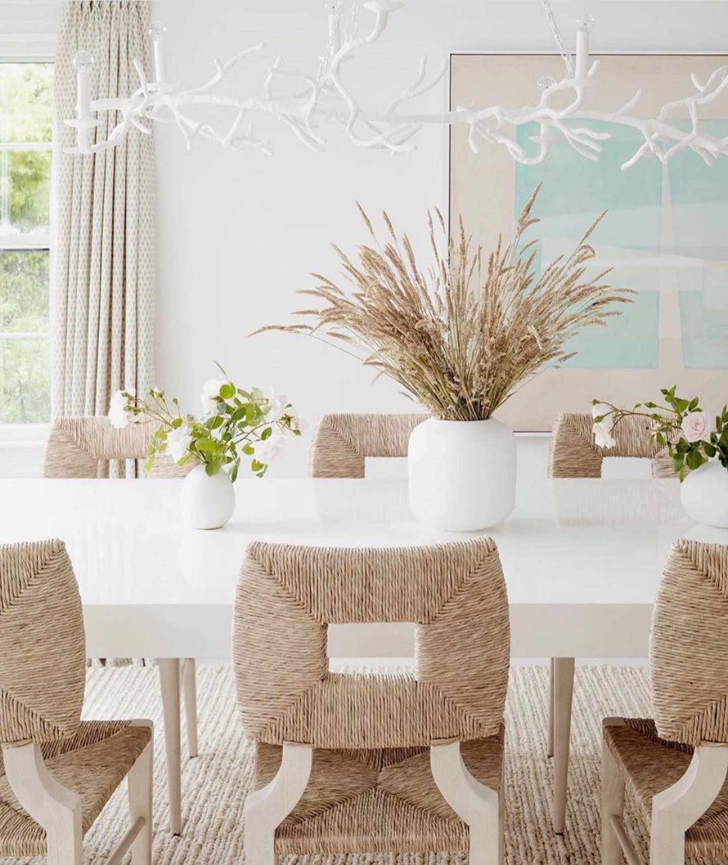 boho chic dining room