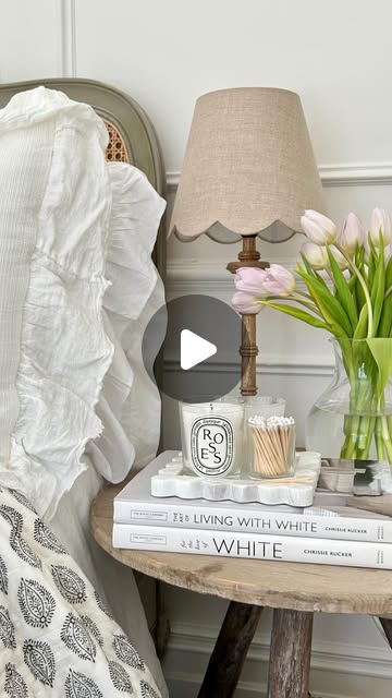 bedside table decor