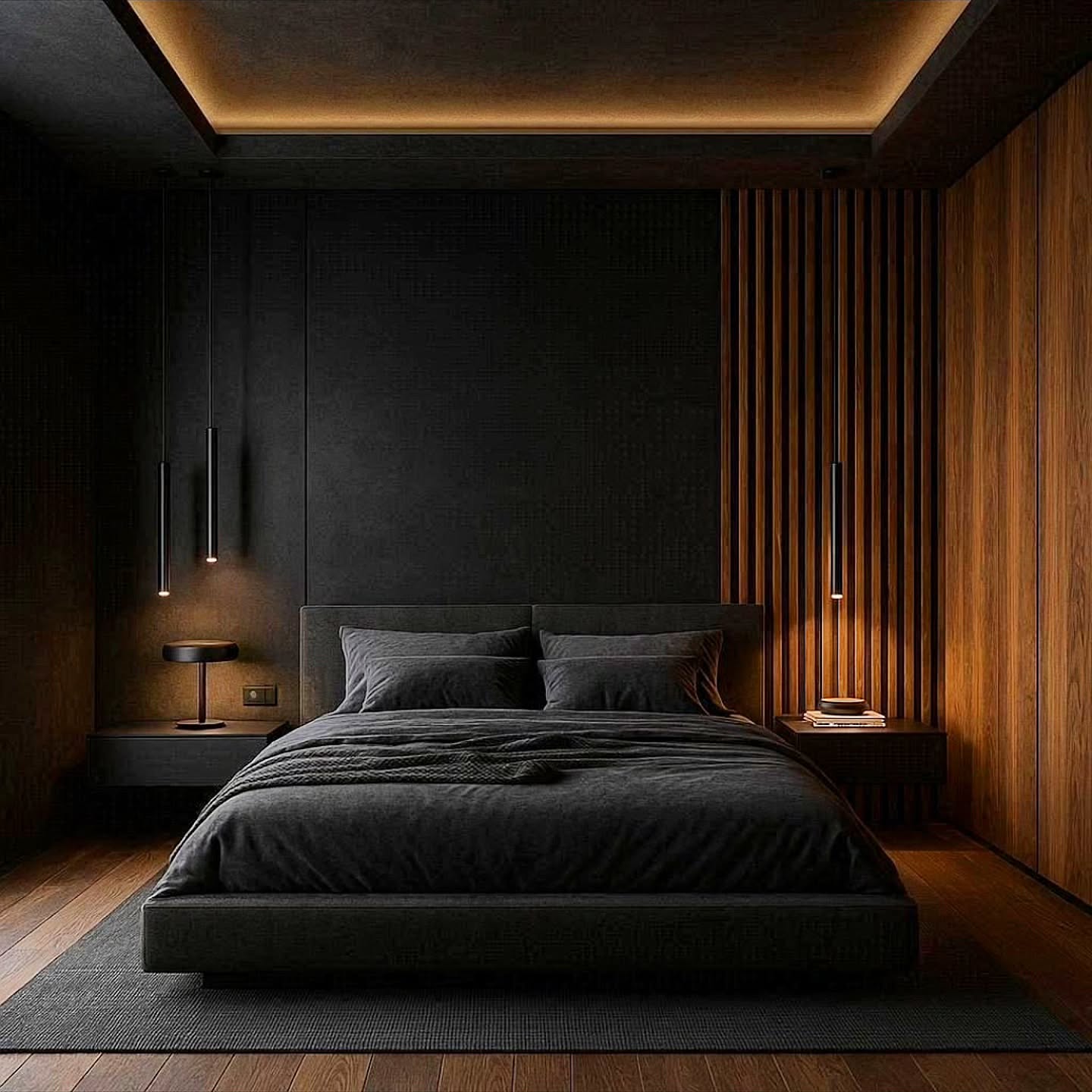 dark cozy bedroom