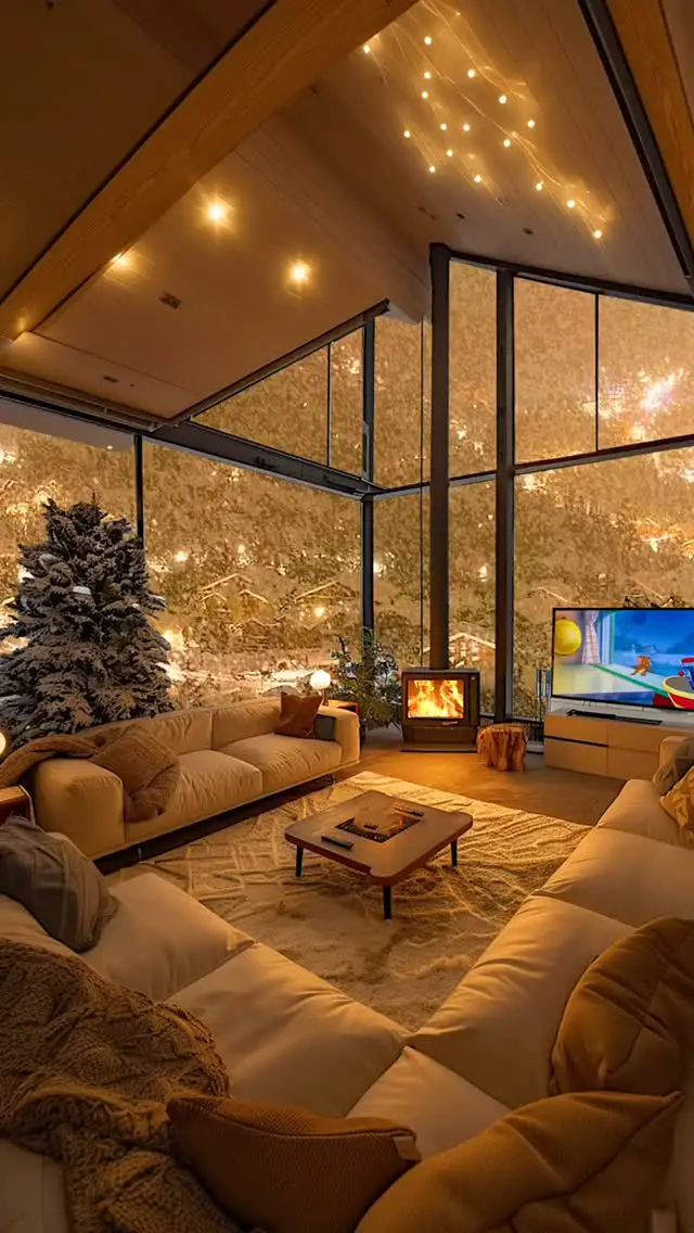 cozy winter apartment
