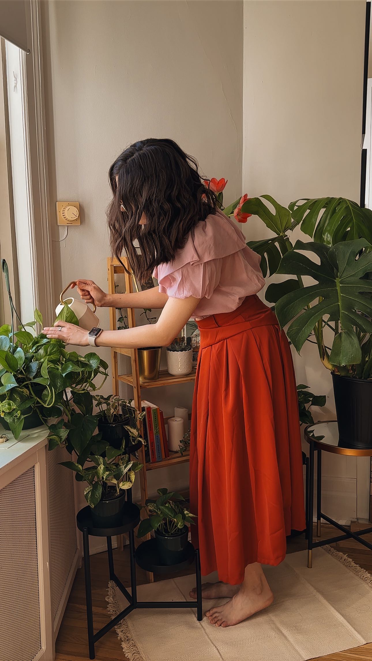 plant filled apartment