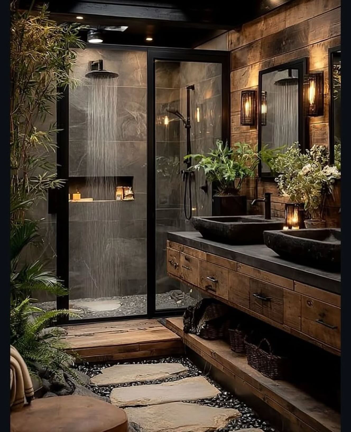 industrial bathroom decor