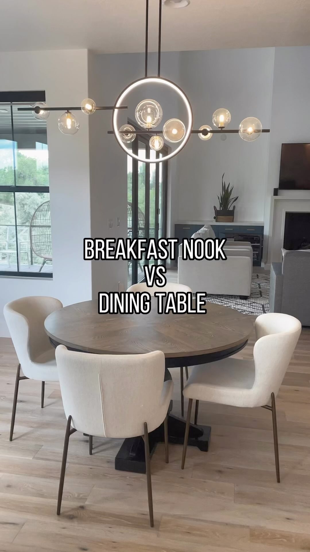 breakfast nook dining area