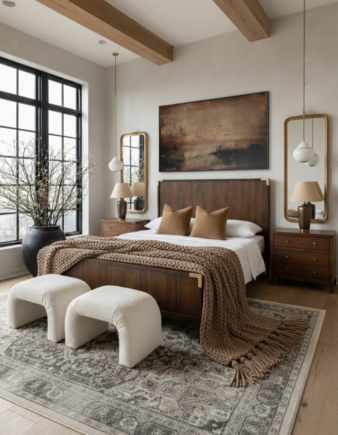 natural bedroom decor