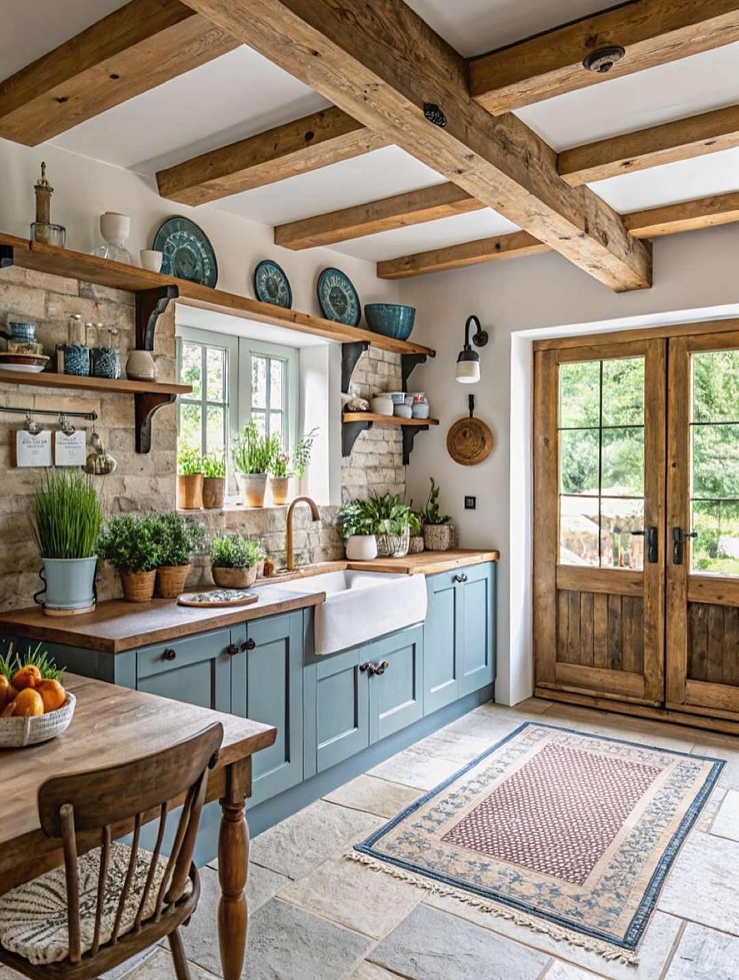 rustic farmhouse dining room