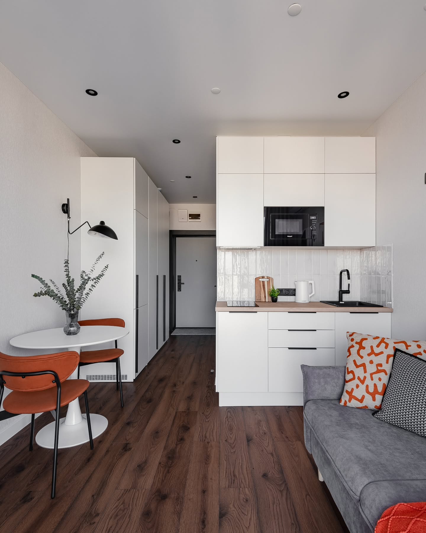 tiny studio apartment layout