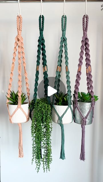 macrame plant hanger ideas