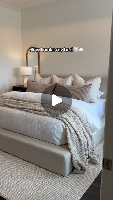 cozy bed styling