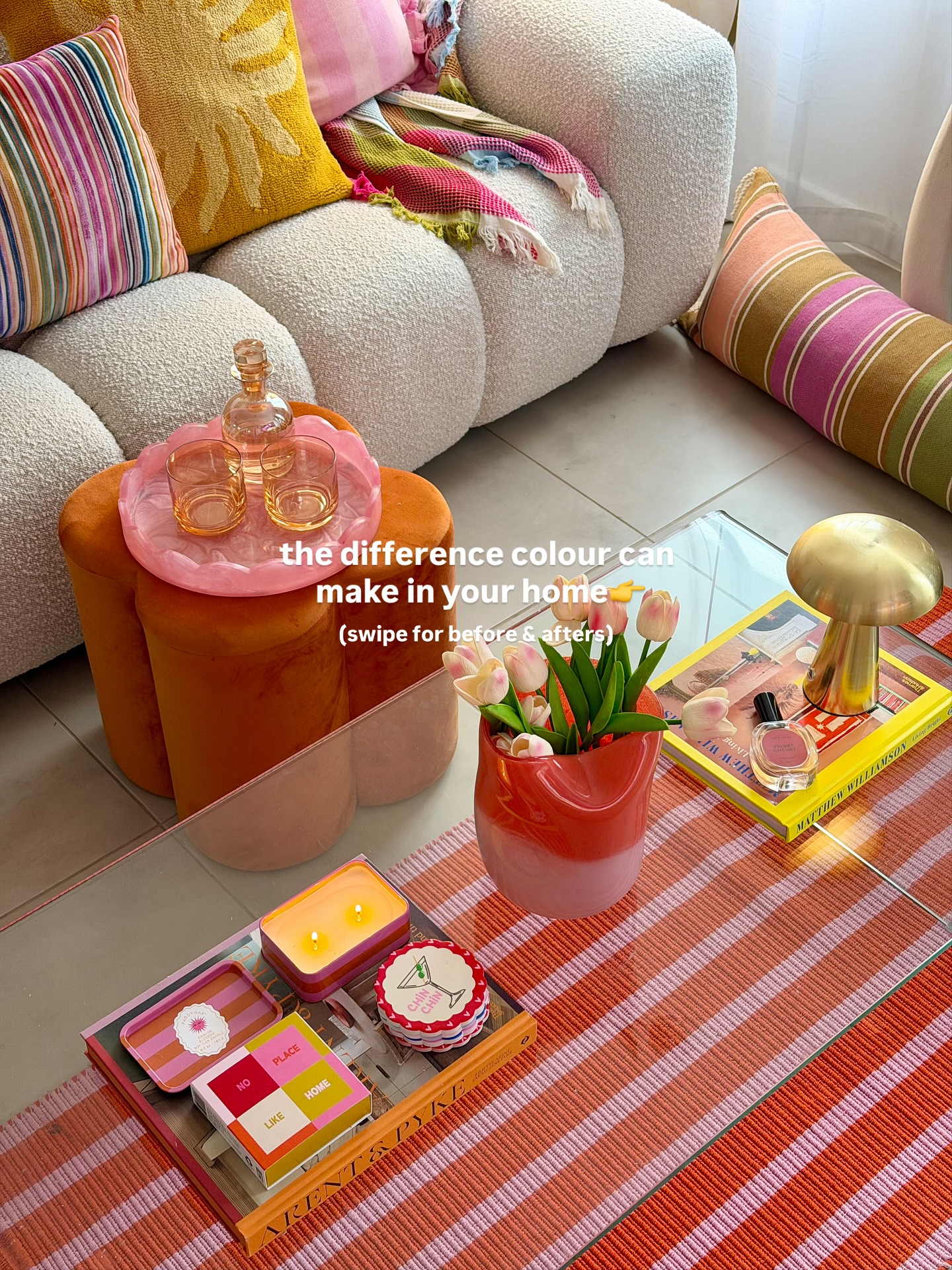 feminine apartment decor