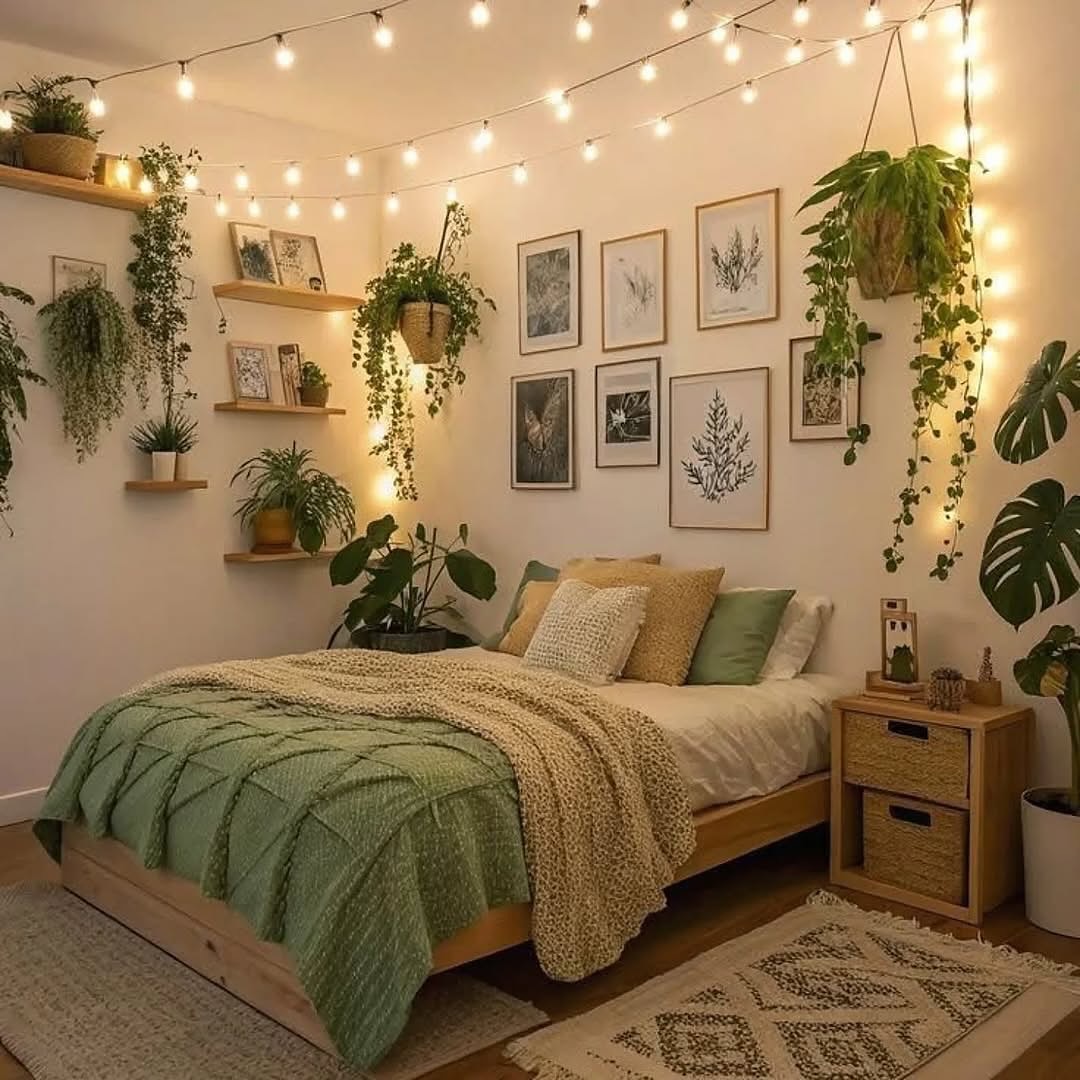 natural bedroom decor