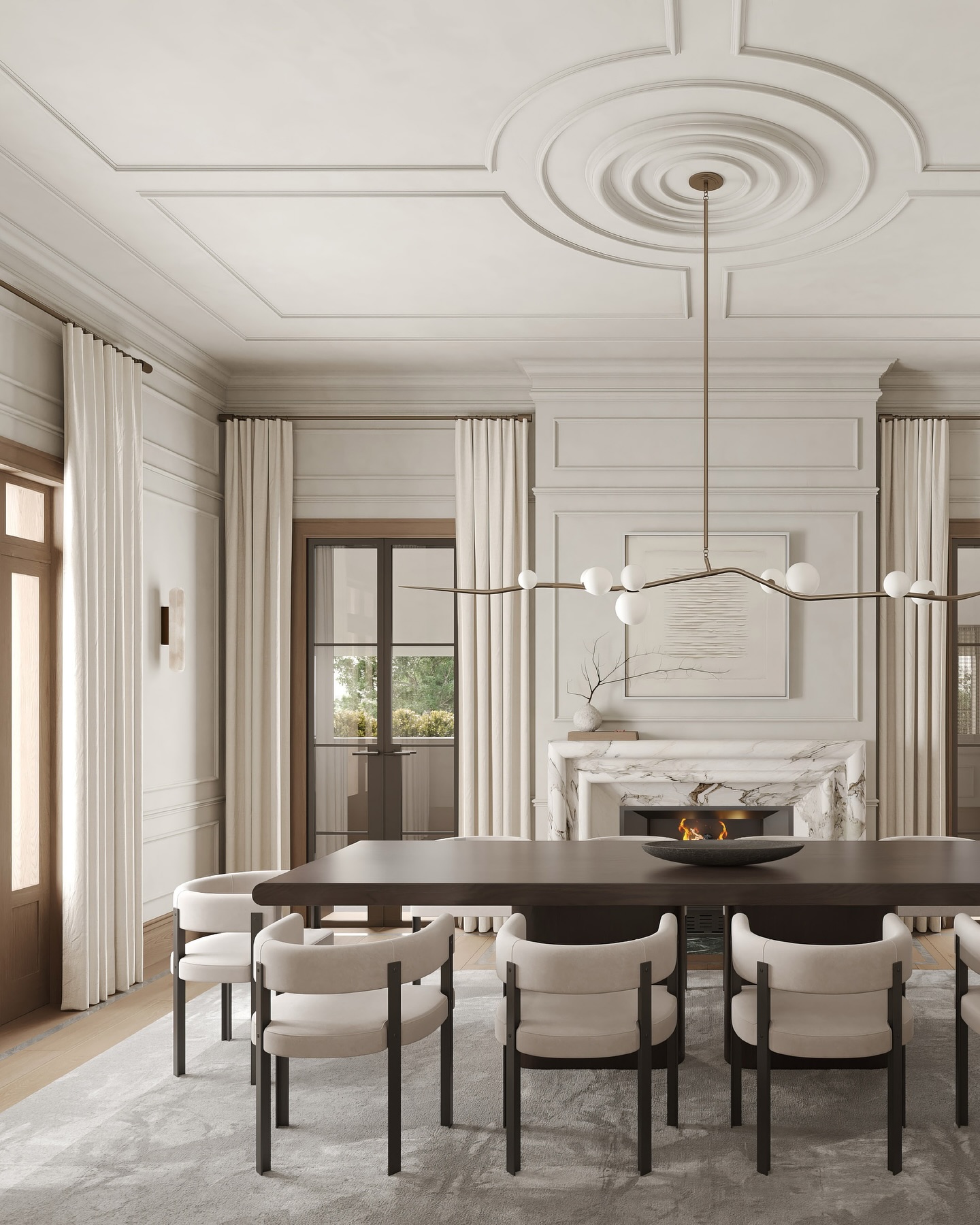 low ceiling dining room ideas