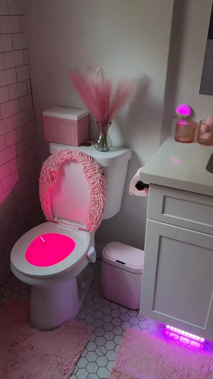 dollar store bathroom decor