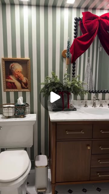 bathroom gallery wall