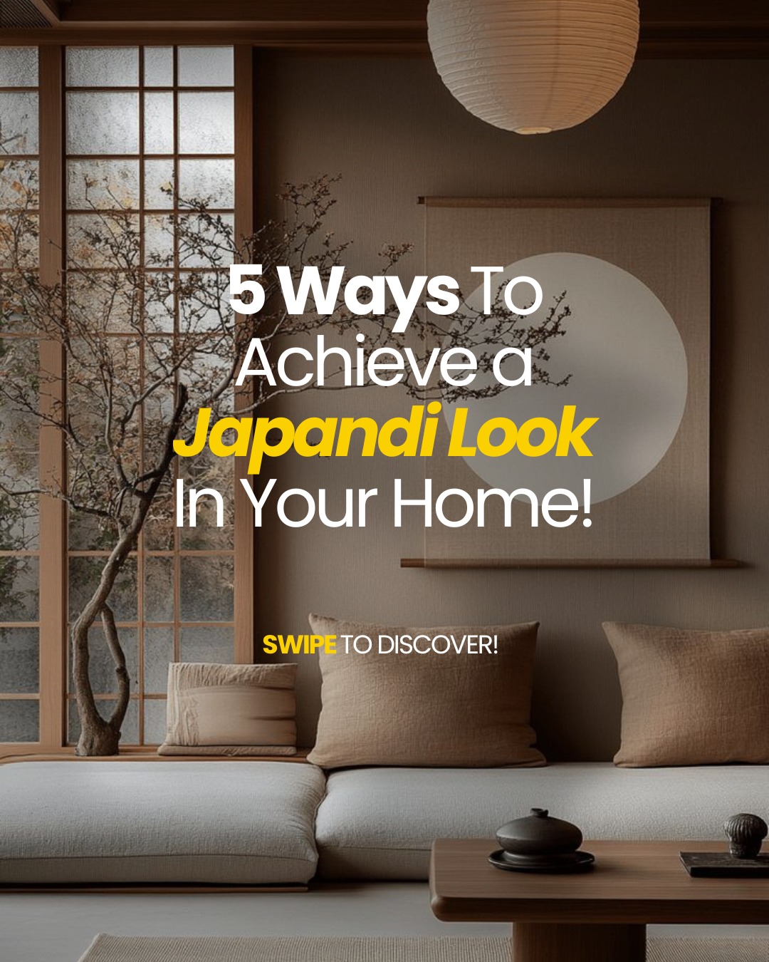 japandi apartment decor