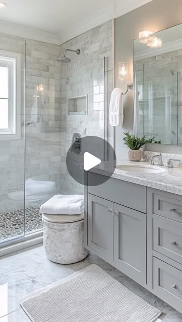 grey bathroom decor